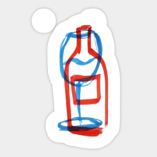 Bottle is all i need Sticker